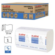   200 ., LAIMA (H3) UNIVERSAL WHITE, 1-, ,  15 , 23x20,5, V-, 111342