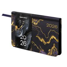 ������������ ������������ 2026 ����� ������ 95�155 ��, �6, BRAUBERG "Vista", ��� ���� "Black marble", 117203��