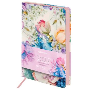 ���������� ������������ 2027, �5, 138x213 ��, BRAUBERG "Vista", ��� ����, ������, "Floral Fantasy", 117990