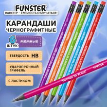       FUNSTER () FUNNY NOTES CLRD, 6 , HB,  , 182040