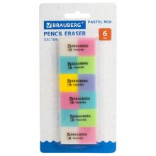   BRAUBERG "Pastel Mix", 6 .,  , 442110 ,  , 229597
