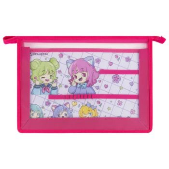 ����� ��� ����� BRAUBERG �4, 2 ���������, �������, ������ ������, ����������, "Anime party", 272214