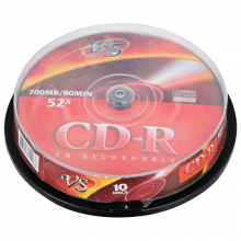  CD-R VS 700Mb 52x 10 Cake Box VSCDRCB1001 (/ - 20083 )