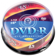  DVD-R VS 4,7Gb 16x 25 Cake Box     VSDVDRIPCB2501 (/ - 20342)