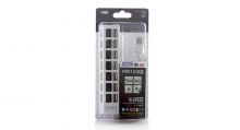 USB 2.0 Hub Hi-Speed 7 Ports White/Black (/)