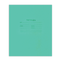 Тетрадь Зелёная обложка 24 л. "Маяк", офсет, клетка, Т 5024Т2 5Г