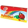 Пластилин мягкий ЛУЧ "Кроха", 6 цветов, 99 г, со стеком, картонная упаковка, 12С 863-08