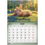 ���������-������ ��������� ���������� �� 2027 �., 12 ������, 29,5�42,6 ��, BRAUBERG, "Magic goat", 118450