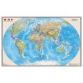 Карта настенная "Мир. Полит. карта", М-1:20 000 000, размер 156*101см, ламинир., 295