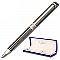 Ручка шариковая GALANT "Olympic Silver", подарочная, корпус серебристый/черный, хромированные детали, синяя, 140613