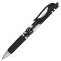 Ручка гелевая автоматическая с грипом BRAUBERG "Black Jack", ЧЕРНАЯ, трехгранная, узел 0,7 мм, линия письма 0,5 мм, GPR150