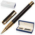 Ручка роллер WATERMAN Perspective Black GT, корпус латунь, позолоченные детали, S0830860, черная