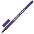 Ручка капиллярная BRAUBERG "Aero", ФИОЛЕТОВАЯ, трехгранная, металлический наконечник, линия письма 0,4 мм, FL111