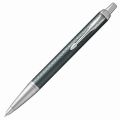 Ручка шариковая PARKER "IM Premium Green CT", зеленый анодированный алюминий с гравировкой, хром, синяя, 1931643