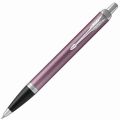 Ручка шариковая PARKER "IM Core Light Purple CT", пурпурный лак с круговой полировкой, латунь, хром, синяя, 1931634