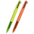 Ручка шариковая автоматическая BRAUBERG "MULTICOLOR", 4 ЦВЕТА, корпус ассорти, 0,7 мм, линия 0,35 мм, 143458