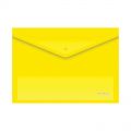 Папка-конверт с кнопкой Berlingo А4, 180мкм, желтая 134795