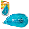 Корректирующая лента BRAUBERG MAXI, увеличенная длина 5мм*25м, белый/синий корпус, блистер, 225592