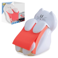 Диспенсер для блоков (стикеров) POST-IT "Кот" + блок 76х76 мм, 100 л., CAT-330