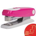 Степлер №24/6, 26/6 BRAUBERG "Germanium", до 20 листов, розовый,226575