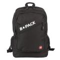 Рюкзак B-PACK "S-09" (БИ-ПАК) универсальный, с отделением для ноутбука, уплотненная спинка, черный, 44х30х14 см, 226956