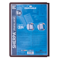 Панели для демосистем DURABLE (Германия) SHERPA, КОМПЛЕКТ 5шт., А4 черная рамка, 5606-01