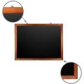 Доска для мела магнитная BRAUBERG, 60х90 см, черная, деревянная окрашенная рамка, Россия, 236891