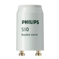 Стартеры для люминесцентных ламп PHILIPS S10, комплект 25 шт., 4-65 W, 220-240 V (одноламповая схема подключения)