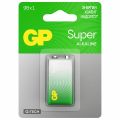 Батарейка 1 шт., GP Super G-Tech, Крона (6LR61, 6LF22, 1604A), алкалиновая, блистер, 1604A-5CR1, 1604A-BC1