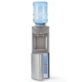 Кулер для воды AEL LD-AEL-326C, напольный, НАГРЕВ/ОХЛАЖДЕНИЕ ЭЛЕКТРОННОЕ, шкафчик, 2 крана, серебристый, 00077