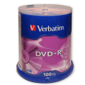 Диск DVD+R(плюс) VERBATIM 4,7Gb 16x 100шт. Cake Box 43551 (ш/к-5518)