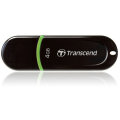 Флэш-диск 4 GB, TRANSCEND JetFlash 300, USB 2.0, черный, TS4GJF300