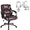 Кресло офисное BRABIX "Eldorado" EX-504, экокожа, коричневое, 530875