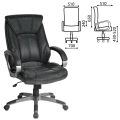 Кресло офисное BRABIX "Maestro" EX-506, экокожа, черное, 530877