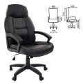 Кресло офисное BRABIX Formula EX-537, экокожа, черное, 531388