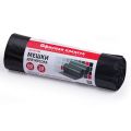 Мешки для мусора 60 л, черные, в рулоне 20 шт., ПНД, 15 мкм, 60х70 см (±5%), прочные, ОФИСНАЯ ПЛАНЕТА, 601384