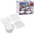 Набор посуды столовый "Authentic White", 19 предметов, белое стекло, LUMINARC, E6197