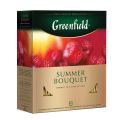Чай GREENFIELD (Гринфилд) "Summer Bouquet" ("Летний букет"), травяной, 100 пакетиков в конвертах по 2 г