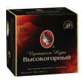 Чай ПРИНЦЕССА НУРИ "Высокогорный", черный, 100 пакетков по 2г, ш/к 02014