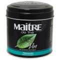 Чай MAITRE (Мэтр) "Наполеон", зеленый, листовой, жестяная банка, 100 г