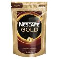 Кофе молотый в растворимом NESCAFE (Нескафе) "Gold", сублимированный, 250 г, мягкая упаковка, 12143978