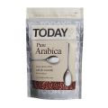 Кофе растворимый TODAY "Pure Arabica", сублимированный, 150г, 100% арабика, мягкая упаковка, 9962