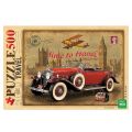 Пазл STANDARD 500 элементов, А2, КРАФТ ЭКО-Ретро авто, 340*460мм, 500ПЗ2_13934 (U184318)