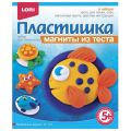 Набор для лепки на магните ПЛАСТИШКА "Подводные друзья", тесто для лепки, стек, магнит, LORI, Мт-004
